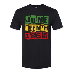 Juneteenth 2024 Celebrate Black Freedom 1865 Softstyle CVC T-Shirt