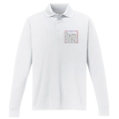 Jesus 2024 Crosses Performance Long Sleeve Polo