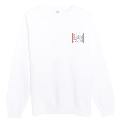 Jesus 2024 Crosses Premium Crewneck Sweatshirt