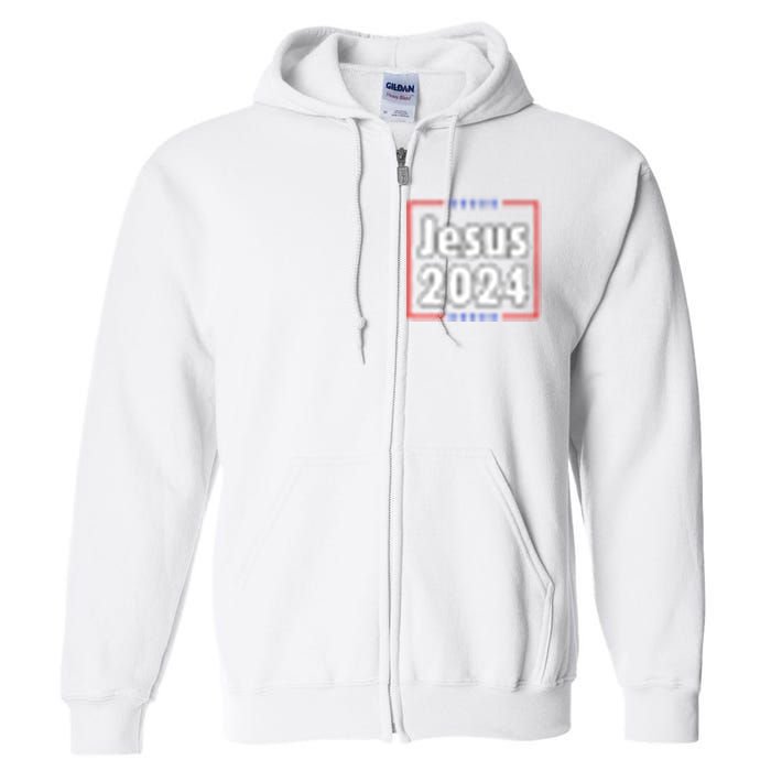 Jesus 2024 Crosses Full Zip Hoodie