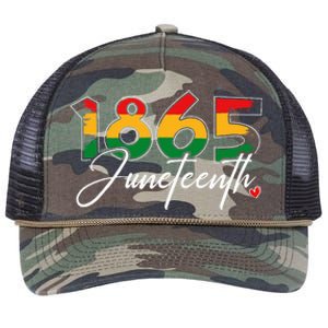 Juneteenth 2024 Celebrate Black Freedom 1865 Retro Rope Trucker Hat Cap