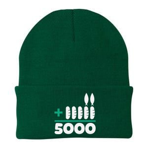 Jesus 2 Fishes 5 Breads 5000 Fed Knit Cap Winter Beanie