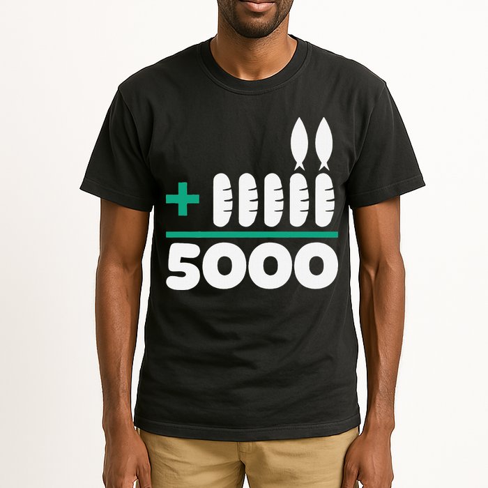 Jesus 2 Fishes 5 Breads 5000 Fed Tall T-Shirt