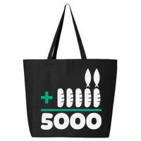 Jesus 2 Fishes 5 Breads 5000 Fed 25L Jumbo Tote