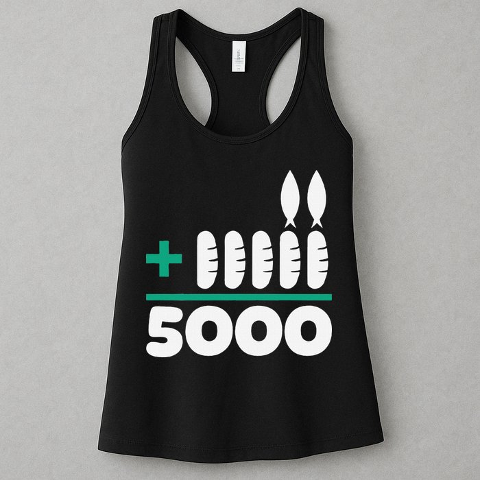Jesus 2 Fishes 5 Breads 5000 Fed Womens Tank Top