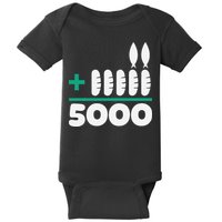 Jesus 2 Fishes 5 Breads 5000 Fed Baby Bodysuit