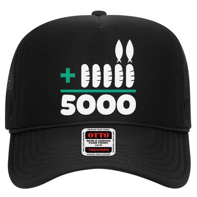Jesus 2 Fishes 5 Breads 5000 Fed Hat