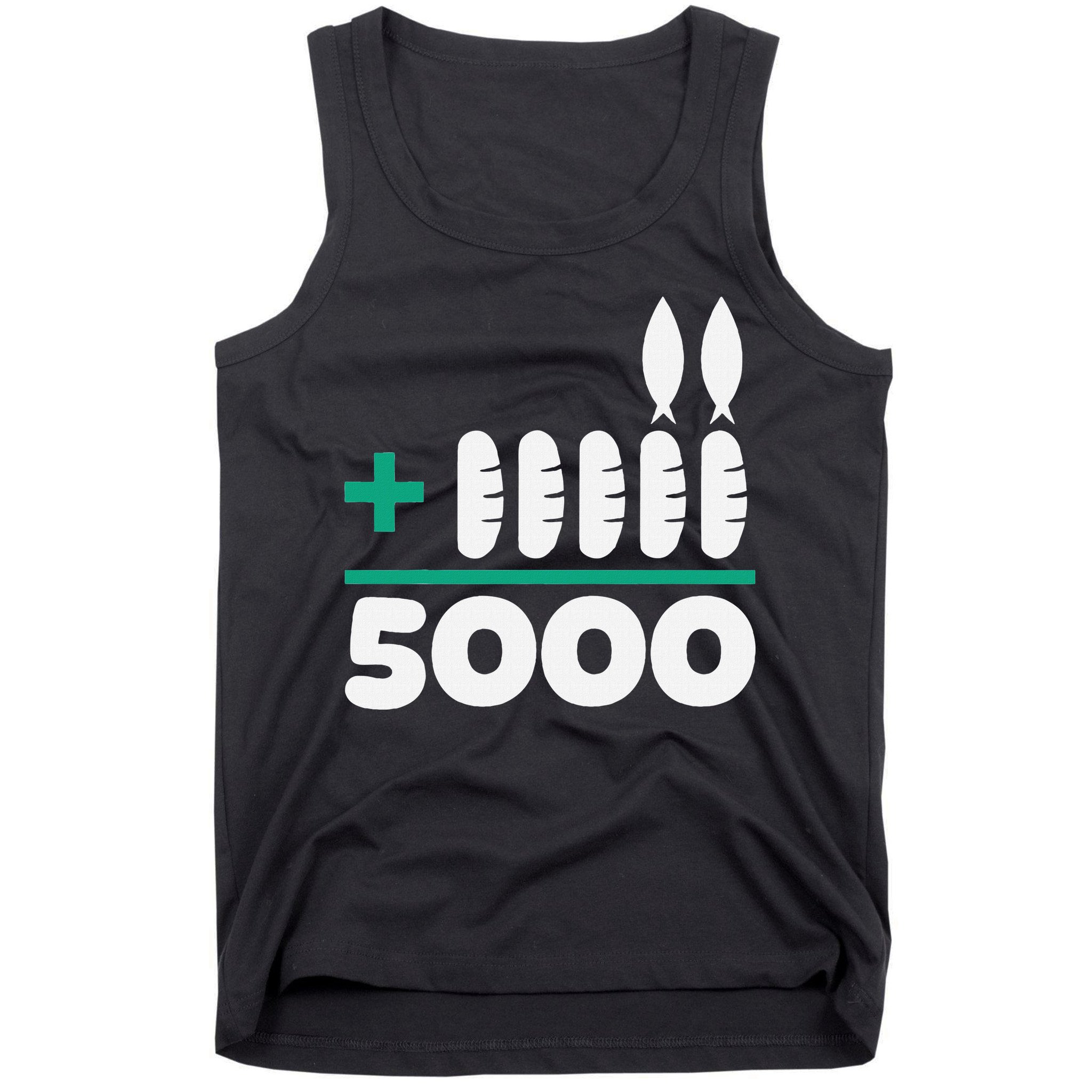 Jesus 2 Fishes 5 Breads 5000 Fed Tank Top