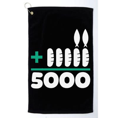 Jesus 2 Fishes 5 Breads 5000 Fed Golf Towel