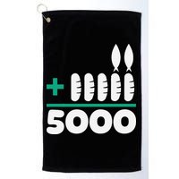 Jesus 2 Fishes 5 Breads 5000 Fed Golf Towel