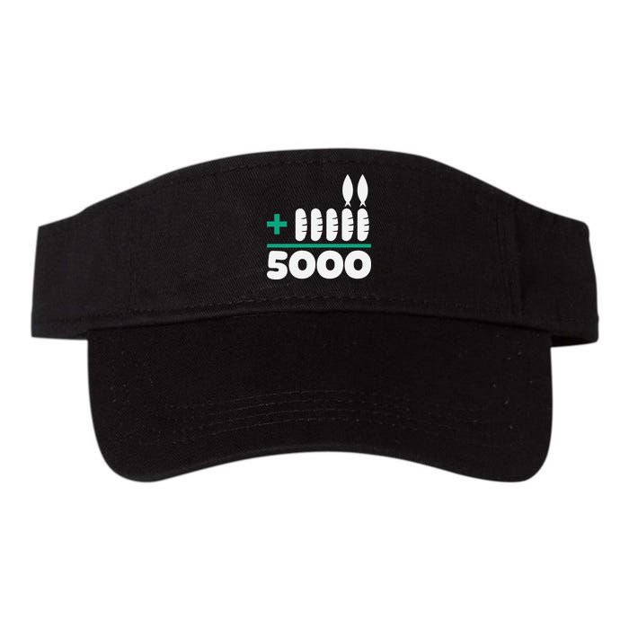Jesus 2 Fishes 5 Breads 5000 Fed Visor