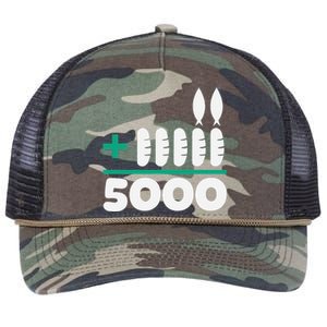 Jesus 2 Fishes 5 Breads 5000 Fed Retro Rope Trucker Hat Cap