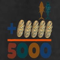Jesus 2 Fishes 5 Breads 5000 Fed Cool Comfort Performance Bucket Hat
