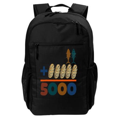Jesus 2 Fishes 5 Breads 5000 Fed Backpack