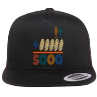 Jesus 2 Fishes 5 Breads 5000 Fed Flat Bill Trucker Hat