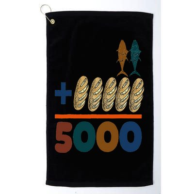 Jesus 2 Fishes 5 Breads 5000 Fed Golf Towel