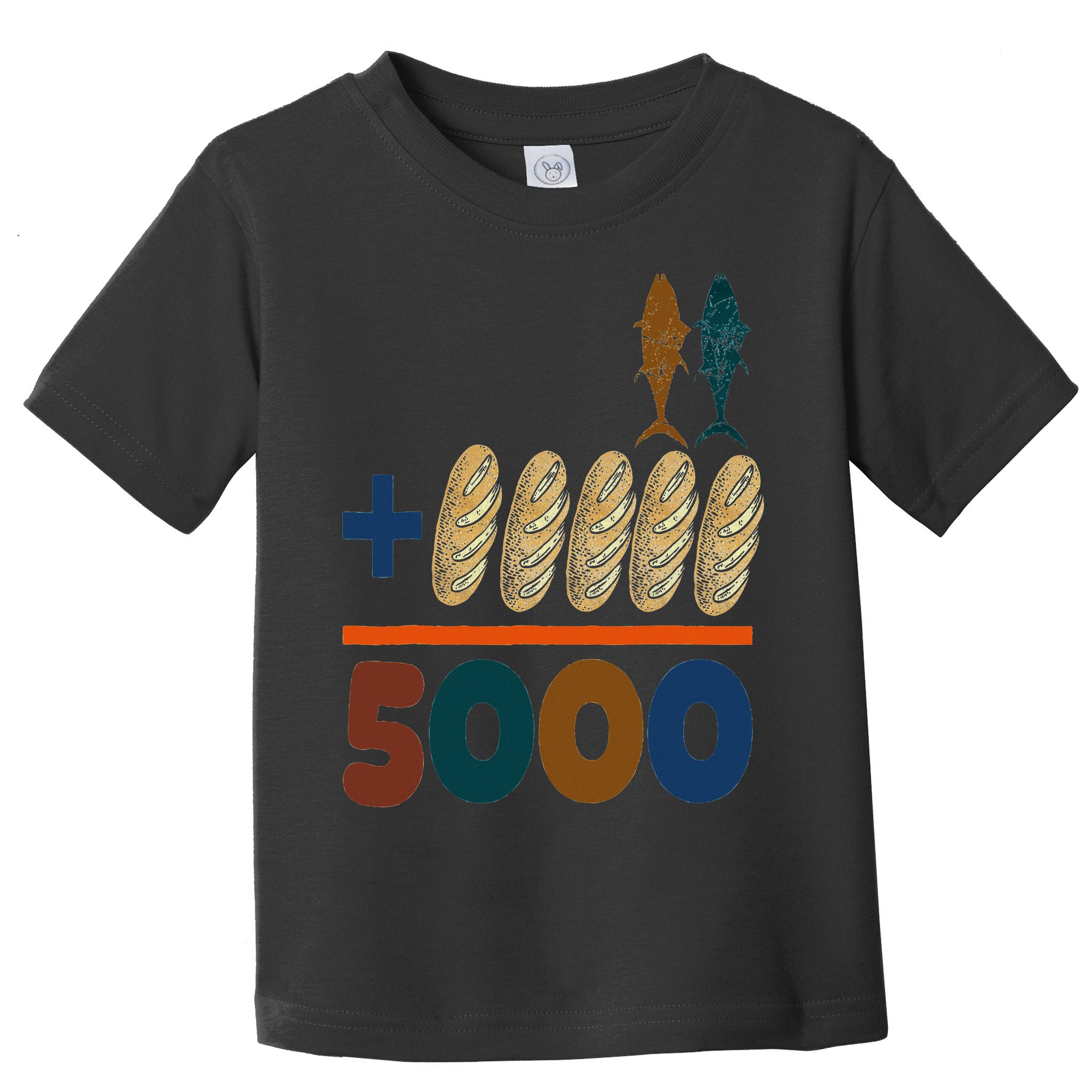 Jesus 2 Fishes 5 Breads 5000 Fed Toddler T-Shirt