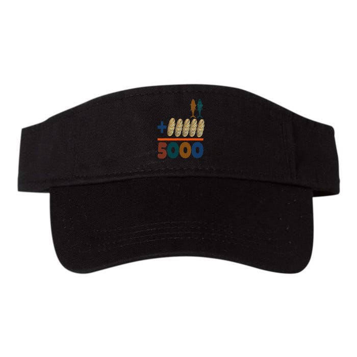 Jesus 2 Fishes 5 Breads 5000 Fed Visor