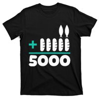 Jesus 2 Fishes 5 Breads 5000 Chosen Against The Current T-Shirt