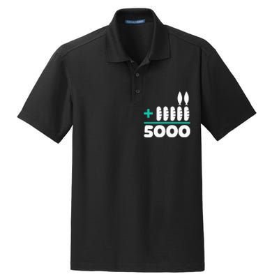 Jesus 2 Fishes 5 Breads 5000 Chosen Against The Current Dry Zone Grid Polo