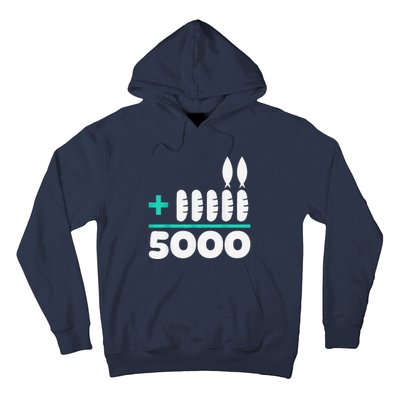 Jesus 2 Fishes 5 Breads 5000 Chosen Against The Current Hoodie