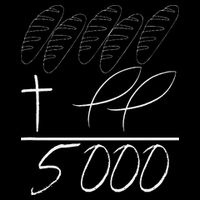 Jesus 2 Fishes 5 Breads 5000 Chosen Against The Current Backpack