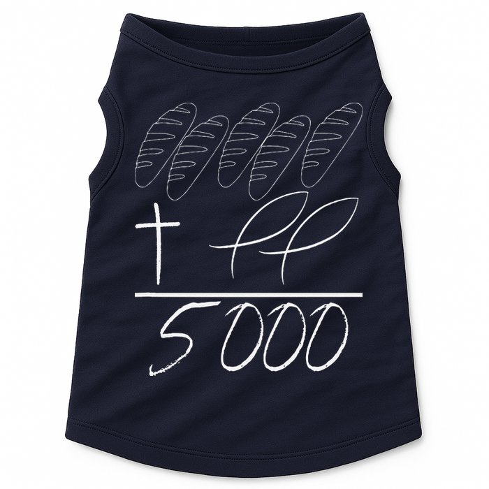 Jesus 2 Fishes 5 Breads 5000 Chosen Against The Current Doggie Tank
