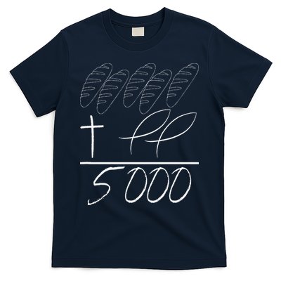 Jesus 2 Fishes 5 Breads 5000 Chosen Against The Current T-Shirt