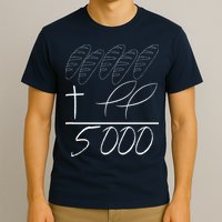 Jesus 2 Fishes 5 Breads 5000 Chosen Against The Current T-Shirt