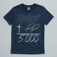 Jesus 2 Fishes 5 Breads 5000 Chosen Against The Current T-Shirt