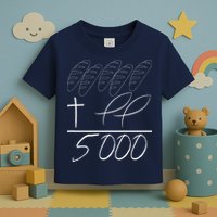 Jesus 2 Fishes 5 Breads 5000 Chosen Against The Current Toddler T-Shirt