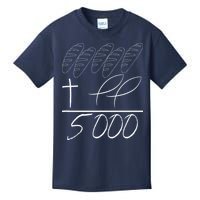 Jesus 2 Fishes 5 Breads 5000 Chosen Against The Current Kids T-Shirt