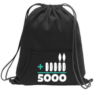 Jesus 2 Fishes 5 Breads 5000 Chosen Against The Current Sweatshirt Cinch Pack Bag