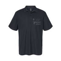 Jesus 2 Fishes 5 Breads 5000 Chosen Against The Current Softstyle Adult Sport Polo