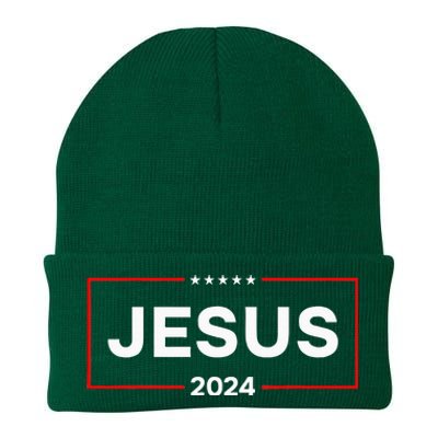 Jesus 2024 For President Knit Cap Winter Beanie