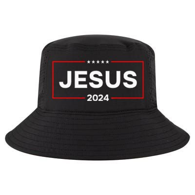 Jesus 2024 For President Cool Comfort Performance Bucket Hat