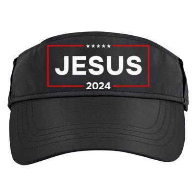 Jesus 2024 For President Adult Drive Performance Visor