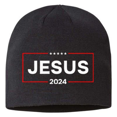 Jesus 2024 For President Sustainable Beanie