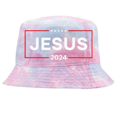 Jesus 2024 For President Tie-Dyed Bucket Hat