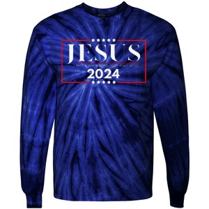 Jesus 2024 I Am The Way And The Truth And The Life Tie-Dye Long Sleeve Shirt