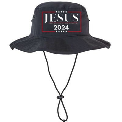 Jesus 2024 I Am The Way And The Truth And The Life Legacy Cool Fit Booney Bucket Hat