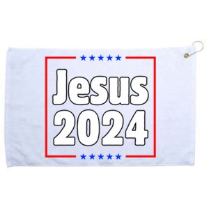 Jesus 2024 Grommeted Golf Towel