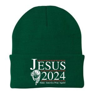 Jesus 2024 Make America Pray Again Knit Cap Winter Beanie