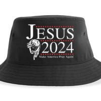 Jesus 2024 Make America Pray Again Sustainable Bucket Hat