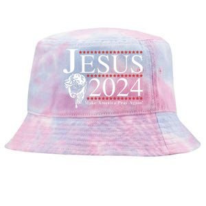 Jesus 2024 Make America Pray Again Tie-Dyed Bucket Hat