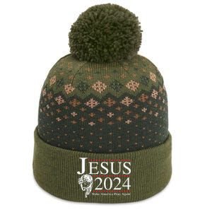 Jesus 2024 Make America Pray Again The Baniff Cuffed Pom Beanie