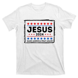 Jesus 2024 Make America Pray Again Funny Christian T-Shirt