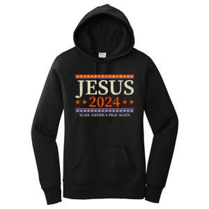 Jesus 2024 Make America Pray Again Christian Women's Pullover Hoodie