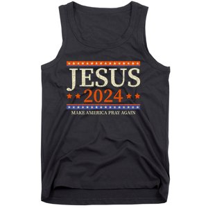 Jesus 2024 Make America Pray Again Christian Tank Top