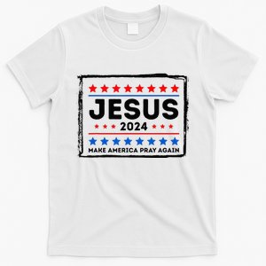 Jesus 2024 Make America Pray Again Funny Christian T-Shirt